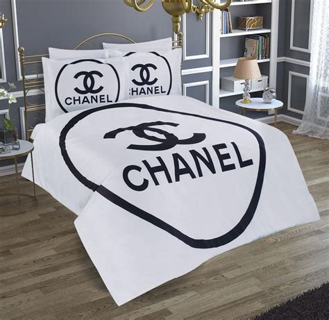 bed cover chanel|Chanel pillows for bed.